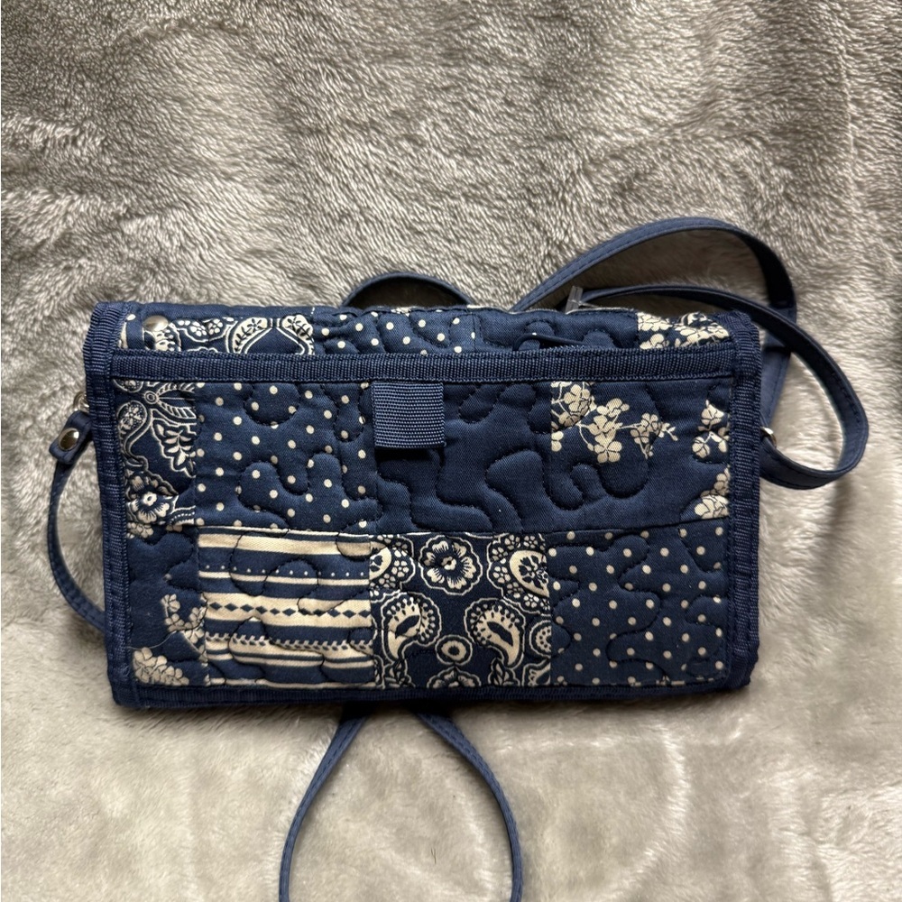 Donna Sharp Stylish Navy Patterned Crossbody Bag - image 3